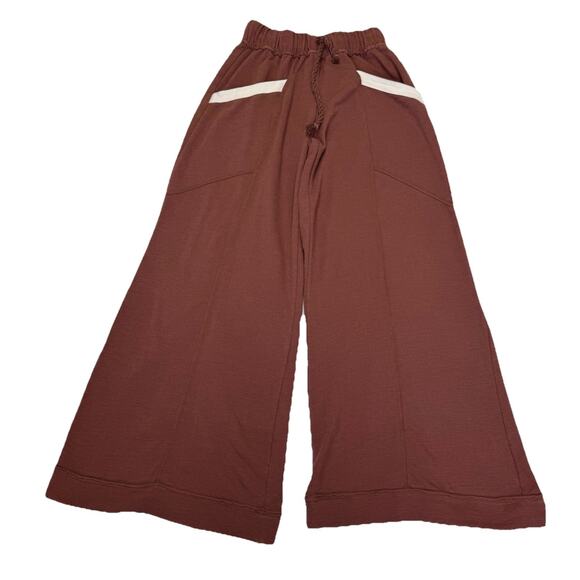 Free People Pants - Free People Beach Pants Women’s Sz XS Brown Boho Wide Leg Drawstring